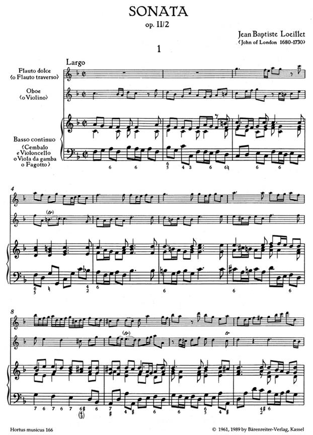 Trio Sonata in F